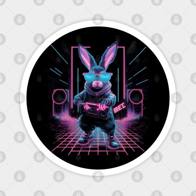 BEI BE Easter Bunny Beats Magnet by FreshIdea8